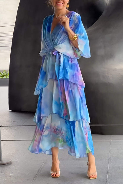 JO | embroidered maxi dress for elegant evenings