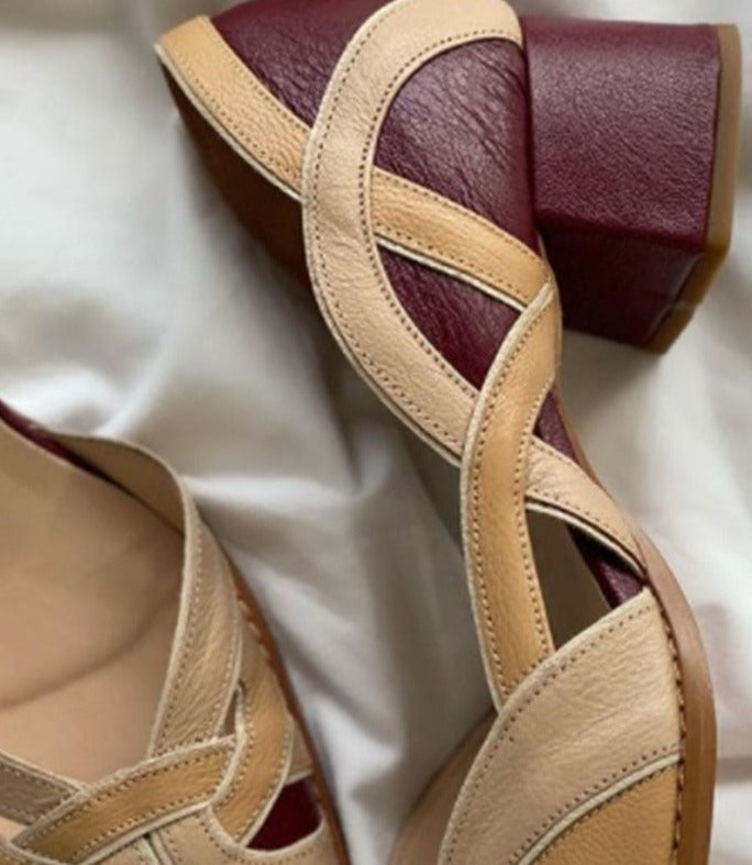 JO | vintage-style block heels