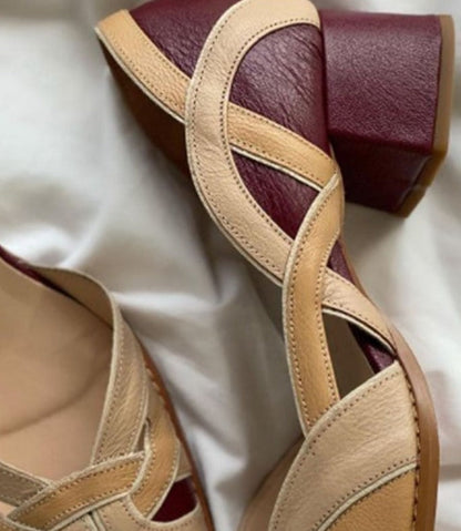 JO | vintage-style block heels