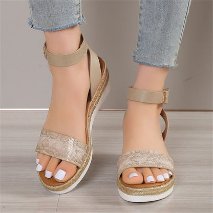 JO | - Sandals for women made of snakeskin