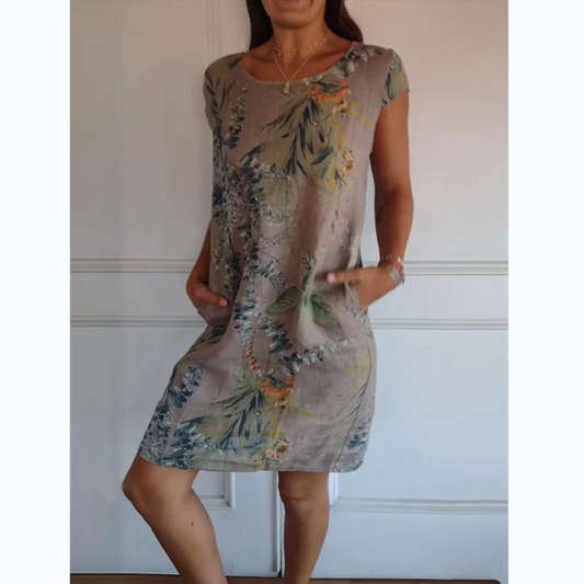 JO | Botanical midi dress