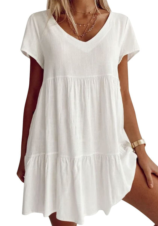 JO | Breezy V-neck dress