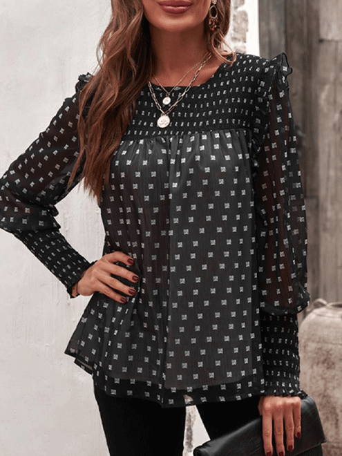 JO | Elegant and casual winter blouse