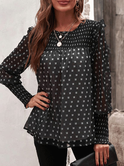 JO | Elegant and casual winter blouse
