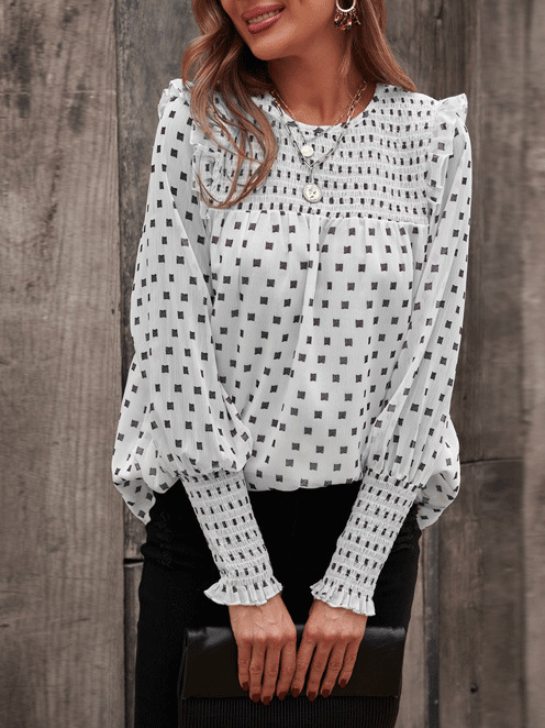 JO | Elegant and casual winter blouse