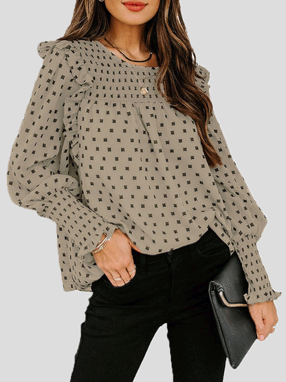 JO | Elegant and casual winter blouse