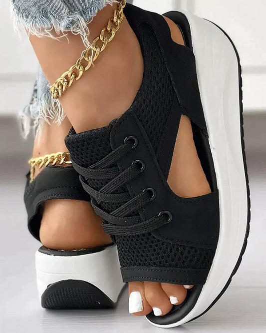 JO | | Muffin lace-up sandals